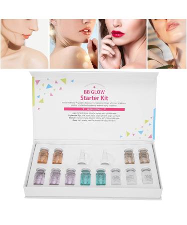 24K Gold Leaf Serum - 8ml x 12 Bottles | Hyaluronic Acid Anti-Aging & Acne Treatment | Skin Tightening & Facial Lifting - Buy Online on GoSupps.com