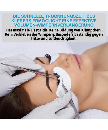 Buy Neo Crystal Eyelash Glue 5ml - Transparent Fast Drying (1 Sec) Long Lasting (8 Weeks) Elastic & Resistant for Professional Eyelash Extensions | International Shipping - Buy Online on GoSupps.com