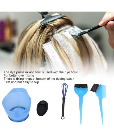Hair Coloring Tinting Bowl DIY Hair Dye Stirrer Dyeing Comb Dye Brush Hair Dye Tools Set for Barber Shop Salons Home - Buy Online on GoSupps.com