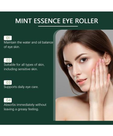 3PCS Mint Vitamin C Eye Cream Rollers | Reduce Dark Circles Puffiness & Fine Lines - Energizing Peppermint Eye Care - Buy Online on GoSupps.com