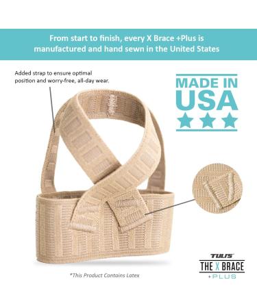 Tuli's X Brace Plus - Arch Support & Compression Strap for Sever's Disease Plantar Fasciitis & Heel Pain - Medium (1 Pair - Buy Online on GoSupps.com
