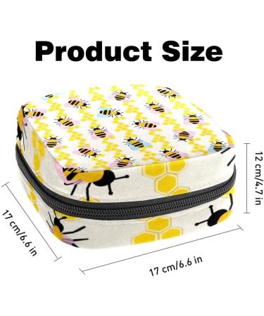 Pink Milk Cow Pattern Women Bands Storage Bag | Travel Makeup Organizer & Menstrual Cup Pocket | Big Capacity for Girls (Pack of 1) - Buy Online on GoSupps.com