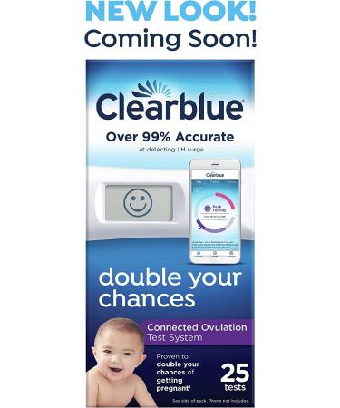 Clearblue Connected Ovulation Test System with Bluetooth Connectivity and Advanced Digital Results - 25 Tests - Buy Online on GoSupps.com