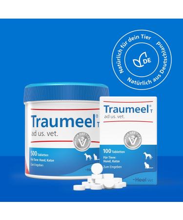 Buy Traumeel T AD US Vet Tablets 100 ST - Natural Pain Relief for Pets | Fast International Shipping - Buy Online on GoSupps.com