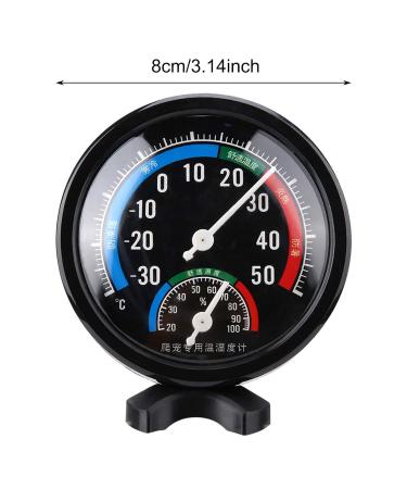 Reptile Thermometer Hygrometer 2 in 1 Reptile Terrarium Temperature Hygrometer Dial Gauges Reptile Thermometer for Lizard Tortoise Spider - Buy Online on GoSupps.com