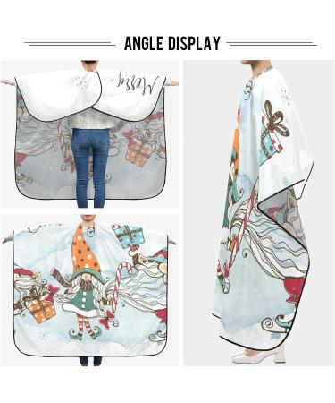 Waterproof Barber Cape | Magic Gnomes & Cheetah Haircut Bib for Men & Women | Unisex Hair Cutting Cape - Buy Online on GoSupps.com