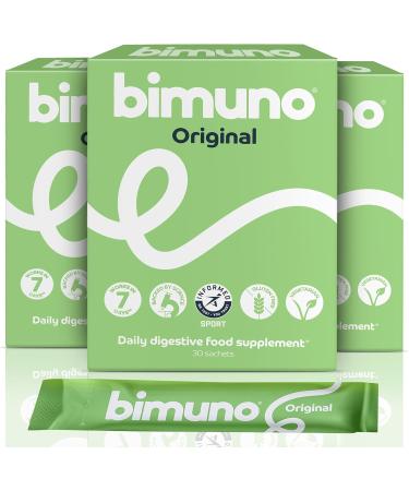 Bimuno Original | Daily Gut Health Prebiotic | High Fiber Supplements Vegetarian Halal | 3-Month Trial - Buy Online on GoSupps.com