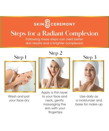 Korean Collagen & Vitamin C Face Serum - Anti-Aging Hydrating Skincare for All Skin Types | Brightens & Repairs Fine Lines - Skin Ceremony 1.69 FL.OZ - Buy Online on GoSupps.com