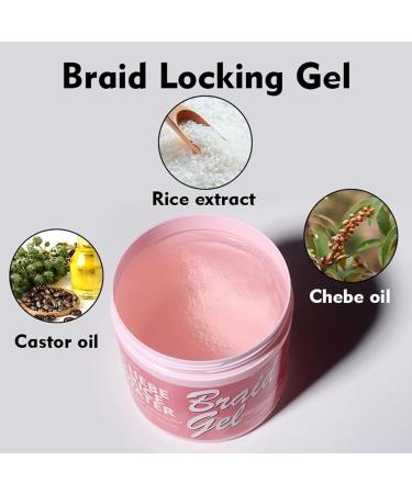 485g Vegan Extreme Hold Hair Styling Gel for Braided Wavy Curly Hair | Non-Greasy Non-Sticky Pomade for Men & Women | Refreshing & International Shipping - Buy Online on GoSupps.com