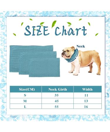 Ekong Dogs Halle Halle Cooling Collar - Breathable Heat Discharge Bandana for Dogs - Summer Cooling Solution for Cold Dogs (45 x 13cm) - Buy Online on GoSupps.com