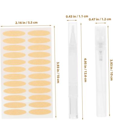 Ipetboom 5 Sets Double Eyelid Sticker Set Hooded Eyelid Lifter Traceless Eyelid Tape Girls Stickers Double Eyelid Stickers Self-adhesive Eyelid Strip Invisible Fiber Material Lifting Belt - Buy Online on GoSupps.com