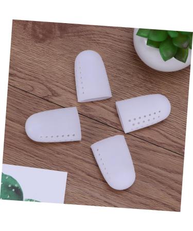 HEALEEP 2 Pair Silicone Toe Protectors - Toe Cushion Tubes for High Heels - Thumb Protectors - Corn White Size 2 - Buy Online on GoSupps.com