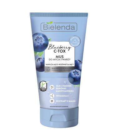 BLUEBERRY C-TOX - Super Fluffy Mousse Formula Gently But Effectively Cleanses The Skin Of Impurities And Excess Sebum - Blueberry C-Tox Cleansing Face Wash - 135 g