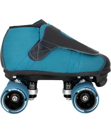 VNLA Code Blue Jam Skates - Indoor Unisex Roller Skate Men 9 / Women 10 - Buy Online on GoSupps.com