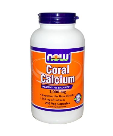 Now Foods Coral Calcium 1000 mg 250 Veg Capsules