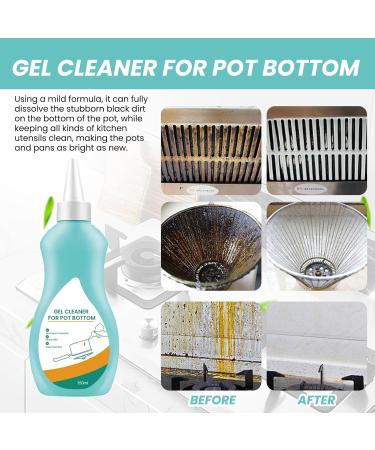 Premium Gel Cleaner for Pots & Pans | Magic Bottom Cleaning Gel for Stainless Steel Cookware (2pc - Buy Online on GoSupps.com