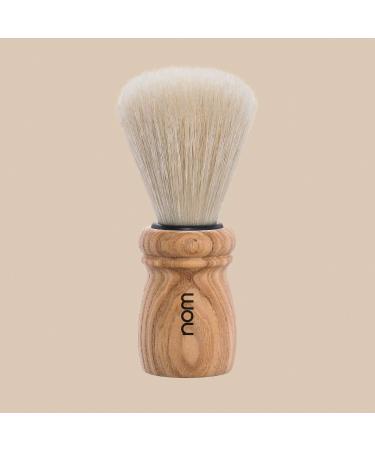 Nom Alfred Shaving Brush - Natural Bristles & Pure Ash Handle | Premium International Shipping - Buy Online on GoSupps.com