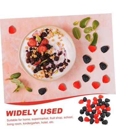 Alipis 150 Pcs Simulated Raspberry Ornaments Home Decor Raspberry Shaped Decoration Models Artificial Raspberry Photo Prop Raspberry Artificial Fruits Household Toy Soft Pvc Child As Shownx5pcs 2.50X2.00X2.00CMx5pcs - Buy Online on GoSupps.com