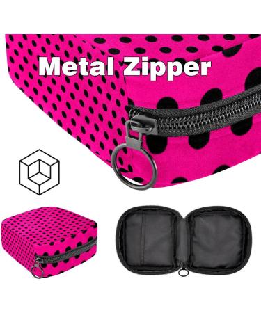 Shop Black Women's Bandage Storage Bags - Large Menstrual Cup Pocket with Zipper Panty Liners & Tampons - Multi-Colored | Perfect for Girls & Women - Buy Online on GoSupps.com