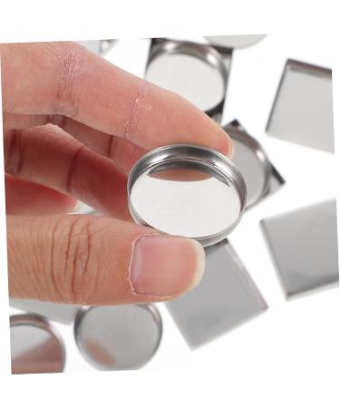 Buy Beavorty 120 Pcs Aluminum Empty Makeup Palette Pans | DIY Watercolor Eyeshadow & Blusher Metal Accessories | 2.5x2.5CM Perfect for Crafts - Buy Online on GoSupps.com