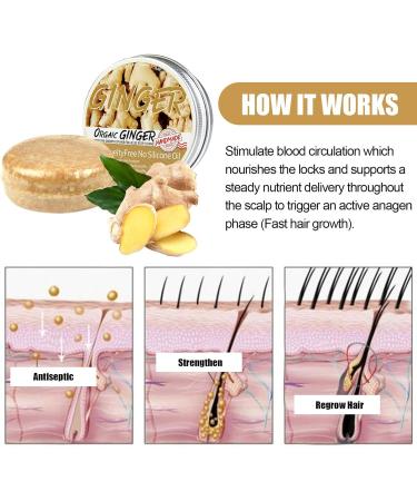 Pemarlis 2 Pack Shampoo Bar Anti Hair Loss Shampoo Shampoo Bar Natural Cosmetic Ginger Shampoo Hair Growth Shampoo Bar for Hair Growth for - Buy Online on GoSupps.com