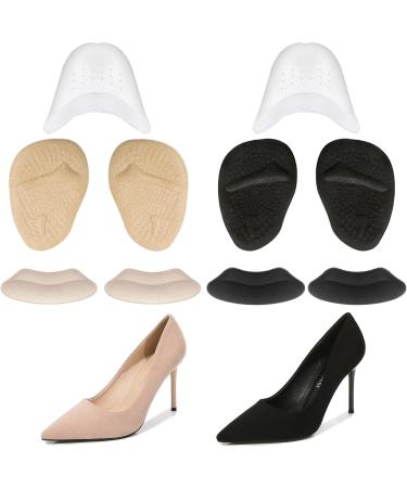 Heel Pads 10-Pack | Brozigo Shoe Inserts for Women | Metatarsal & Toe Protectors for Comfortable Fit - Buy Online on GoSupps.com