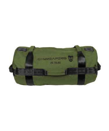 Gymreapers Strength Training Sandbags - Heavy Duty Workout Equipment for Home Training, Cross Training, Military Conditioning & Exercises OD Green 50-125 lbs