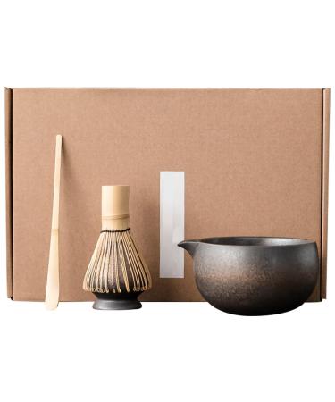 Ensemble de th Matcha avec fouet et bol comprenant un fouet un bol une cuill re et support pour service th japonais kit Matcha manuel pour les amateurs de Style2
