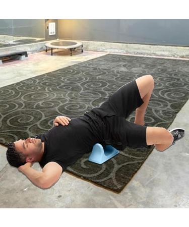 1/4PCs PSOAS Release Tool - Hip Massage Hook for Hip Flexor & Iliacus Relief | Home Gym Tissue Massage Tool | Blue Wood Therapy Massage Tool - Buy Online on GoSupps.com