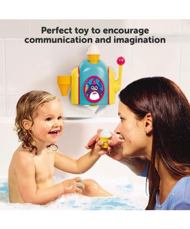 TOMY Toomies Foam Cone Factory Bath Toy | Ice Cream Bubble Maker for Kids | Water Play Toy for 18M, 2, 3, 4 Year Old Boys and Girls - Buy Online on GoSupps.com