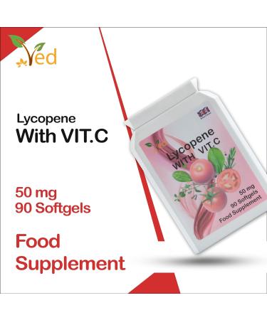 Ved Lycopene Supplement 50mg x 180 Softgels - Non-GMO Formula for Energy Balance - 6 Month Supply - Buy Online on GoSupps.com