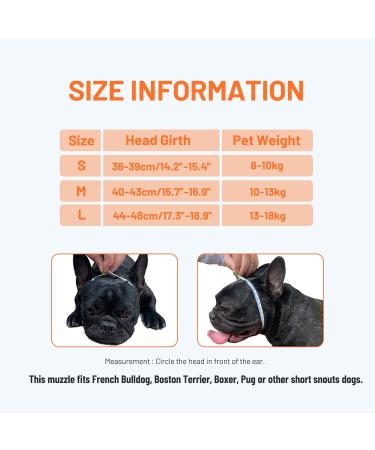 ranzivoo Dog Muzzle Breathable Mesh for Short Snout Dogs Biting Barking Small Black - Buy Online on GoSupps.com