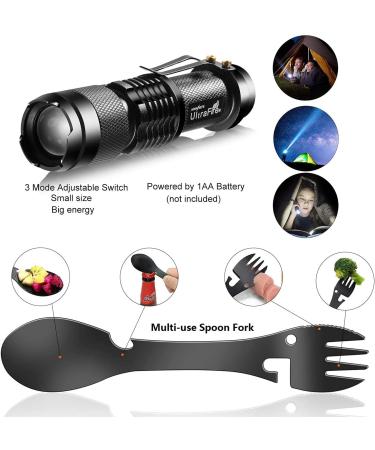 Survival & First Aid Kit - Unique Gifts for Men, Teenage Boy, Husband, Dad & Kid | Gear for Camping, Fishing, Hunting | Black Aid Kits with Raincoat - Buy Online on GoSupps.com
