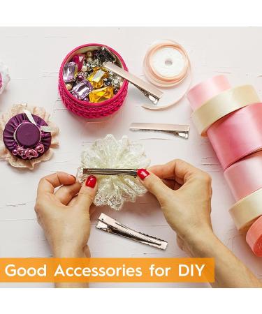 32 Pieces Crocodile Alligator Hair Clips Metal Alligator Clips Non Slip DIY Accessories for Hair 46mm 56mm 66mm 76mm Barrette for Women and Girls Silver - Buy Online on GoSupps.com
