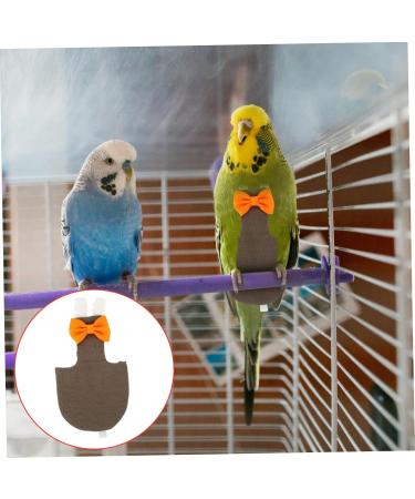 PopetPop Fly Bird Diapers - Reusable Cotton Bird Costumes for Pigeons & Parrots - Bowknots Design 12x6cm - Buy Online on GoSupps.com