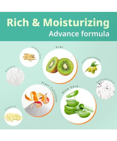 BIOCHEM Fruit Gel Face Scrub Gentle Face Exfoliator Deep Clean Facial Scrub for black head remover for face Exfoliating Smooth Hydrated Daily Facial Scrub for All Skin Types (7.1 fl oz / 200 g) - Buy Online on GoSupps.com