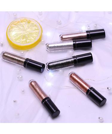 Shimmer Liquid Eyeliner Set 6 Colors/Set Eyeshadow Set Metal Liquid Eyeshadow Waterproof Diamond Glitter Eye Shadow Makeup Tool Soft Charm Colorful Diamond Pearl Eyeliner Fitting A:1-6# - Buy Online on GoSupps.com
