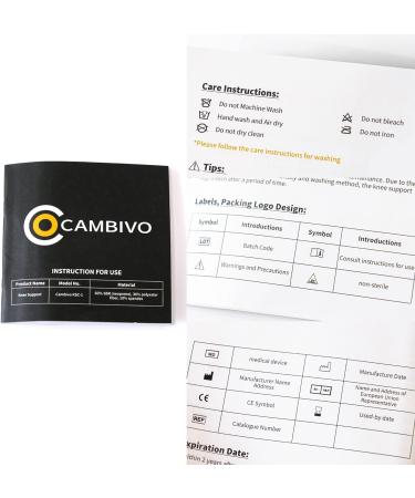 CAMBIVO 2 Pack Patella Tendon Knee Strap Knee Pain Relief Support Brace for Women Men Adjustable Band for Hiking Soccer Basketball Baseball Running Tennis Volleyball Squats Black - Buy Online on GoSupps.com