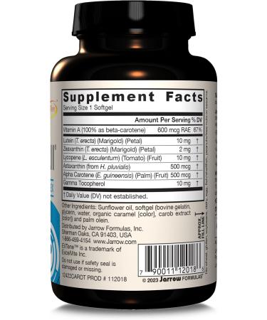 Jarrow Formulas CarotenALL Mixed Carotenoids Complex - 60 Softgels | Health & Wellness Supplement - Buy Online on GoSupps.com