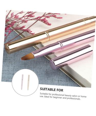NOLITOY Double Ended Lip Brush Set - 4 Pcs Makeup Brushes for Women - Essential Concealer & Lipstick Tools - Assorted Colors - Buy Online on GoSupps.com