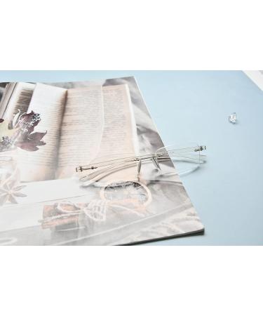 Eyekepper Blue Light Filter Rimless Reading Glasses +0.75 - UV Protection & Stylish Transparent Arms - Shop Internationally - Buy Online on GoSupps.com