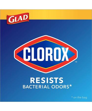 Glad Lemon Fresh Bleach Scent Small Kitchen Trash Bags - 4 Gallon, 80 Count - Buy Online on GoSupps.com