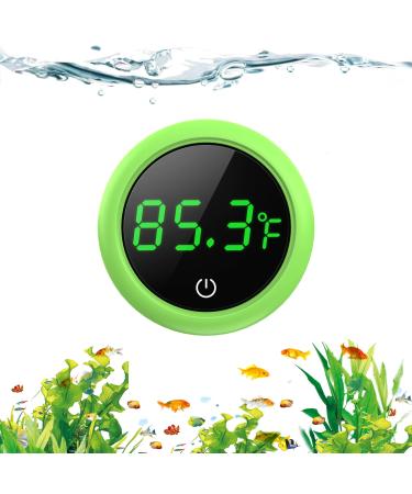 LED Aquarium Thermometer, PAIZOO 5S Refresh Speed Touch Screen Fish Tank Accurate Temperature Sensor, Wide Range of Displayed, Energy-Saving & Stick-on Thermometer for Aquariums, Glass Containers