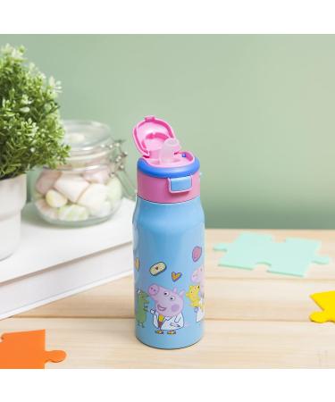 Zak Designs Peppa Pig Kids Water Bottle 13.5oz - Vacuum Insulated Stainless Steel, Leak-Proof Pop-Up Spout Cover - Ideal for School or Travel (Peppa Pig) - Buy Online on GoSupps.com