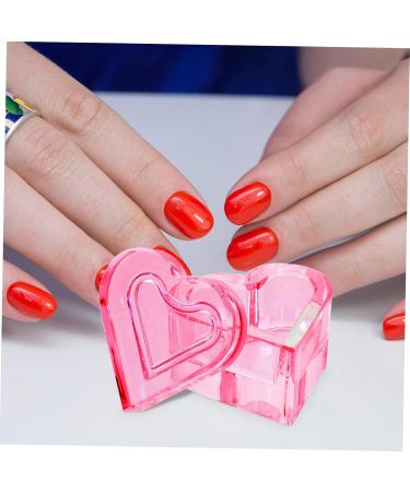 Beavorty Dappen Dish for Acrylic Nails Glass Crystal Cup with Lid Mini Heart Glass Nail Dish Nail Art Liquid Holder Acrylic Liquid Powder Glass Cup Nail Crystal Bowl Pink Dappen Dish - Buy Online on GoSupps.com