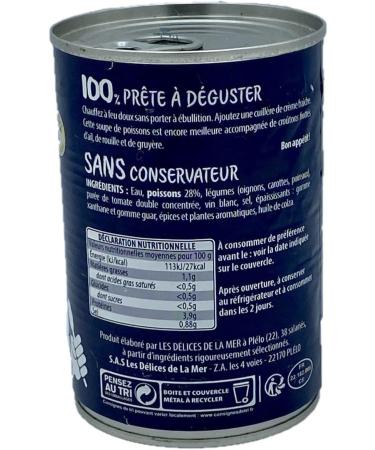  L'Ile Bleue Breton Peach Fish Soup Box 400 g - Buy Online on GoSupps.com