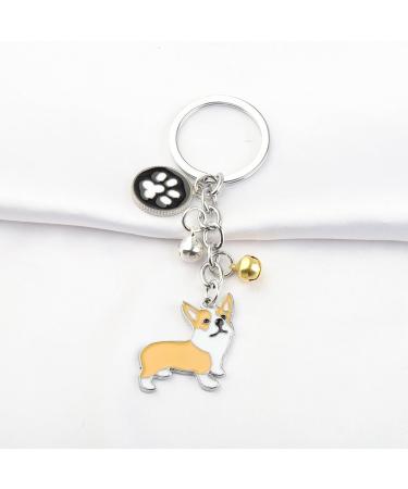 ENSIANTH Dog Keychain Gifts | Perfect Puppy Paw Print Keyring for Dog Lovers Owners & Moms - Buy Online on GoSupps.com