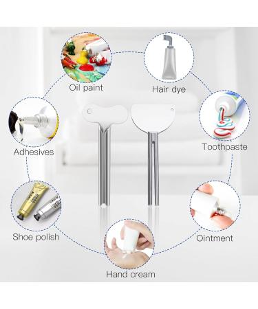 Buy Civilian Tube Expresser & Toothpaste Squeezer Set - 6 Metal Dispensers for Tubes Perfect for Toothpaste Oil Paint & Hand Cream - Buy Online on GoSupps.com