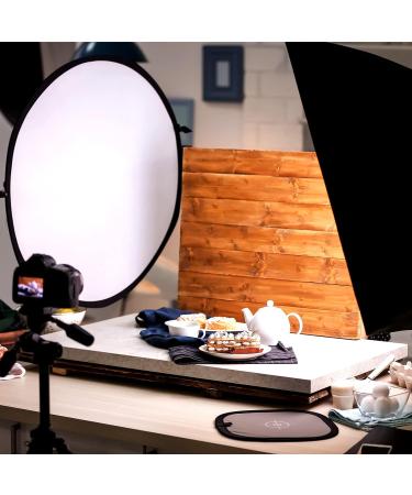 Obeamiu 2 Pack 43 Inch 5-in-1 Collapsible Light Reflector Set with Bag - Ideal for Photo Studio, Photography, and Outdoor Lighting - Buy Online on GoSupps.com
