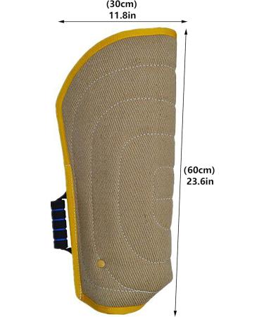 Morezi Dog Bite Sleeve Training Protection | Heavy Duty Jute | Durable Fit for Pit Bull, German Shepherd, Mastiff | Puppy & Small Dogs Biting Tugging Toy - Yellow - Buy Online on GoSupps.com
